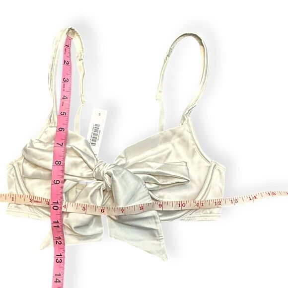 ADORE ME Women’s Ivory Gynger Unlined Satin Balconette Bra Size Small NWT - Picture 6 of 7